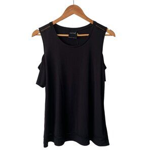 Lyssé Cold Shoulder Black Mira Blouse Top, New with Tags